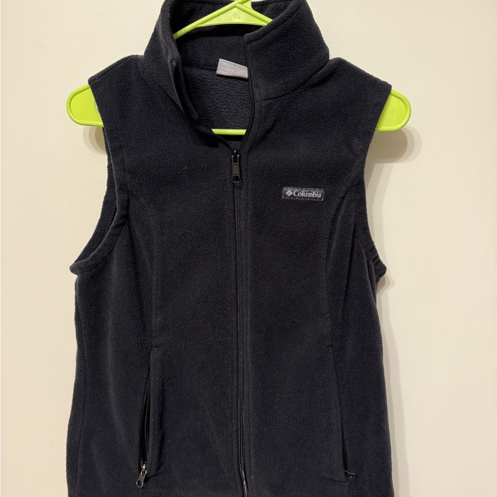 Columbia Black Fleece Vest